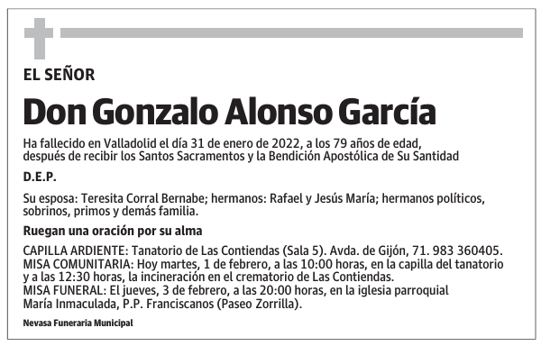 Don Gonzalo Alonso García