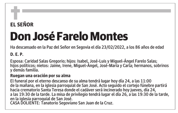 Don José Farelo Montes