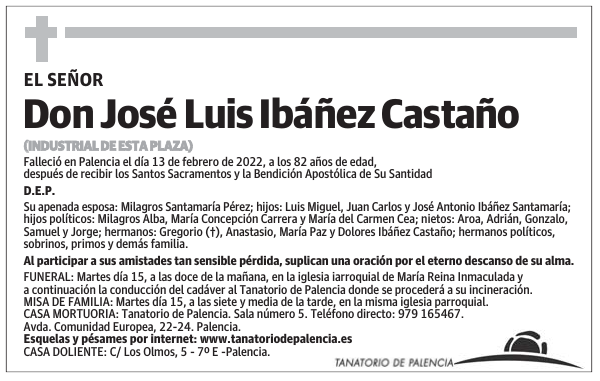 Don José Luis Ibáñez Castaño