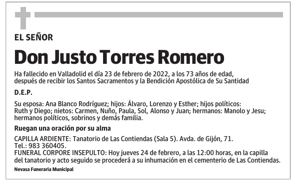 Don Justo Torres Romero