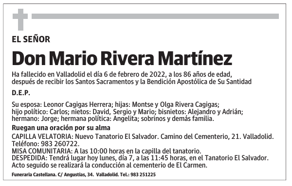 Don Mario Rivera Martínez