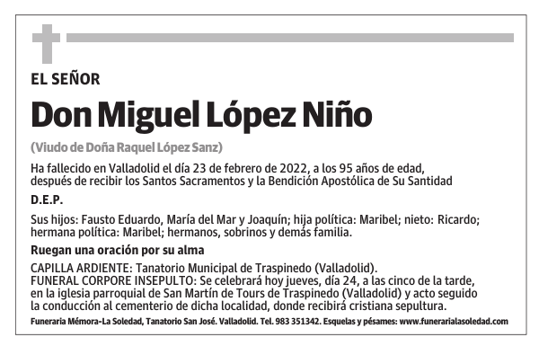 Don Miguel López Niño