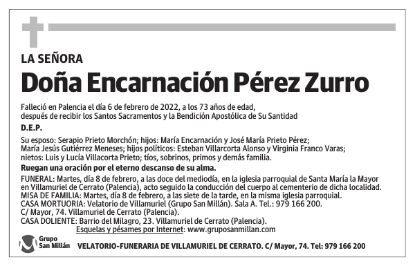 Doña Encarnación Pérez Zurro