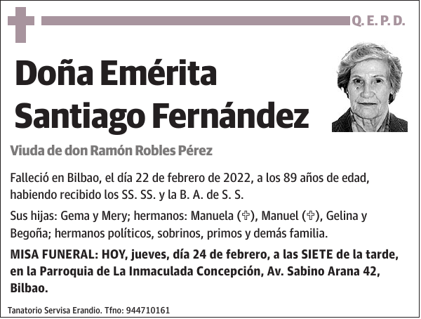 Emérita Santiago Fernández