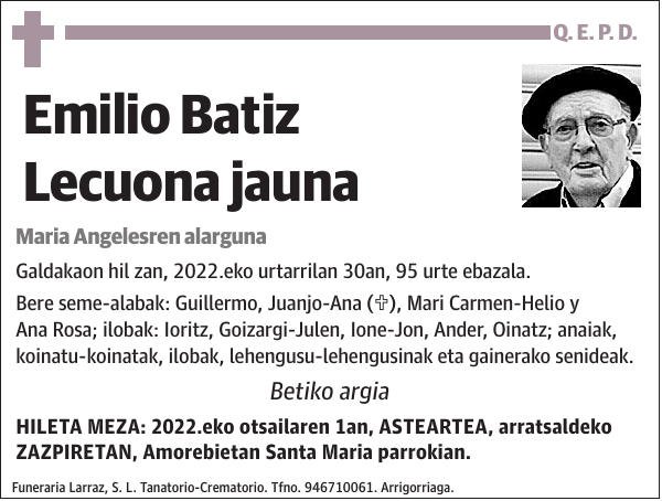 Emilio Batiz Lecuona