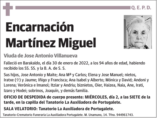 Encarnación Martínez Miguel