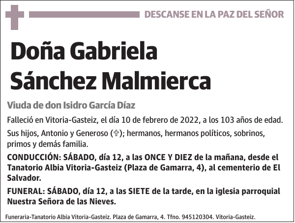 Gabriela Sánchez Malmierca