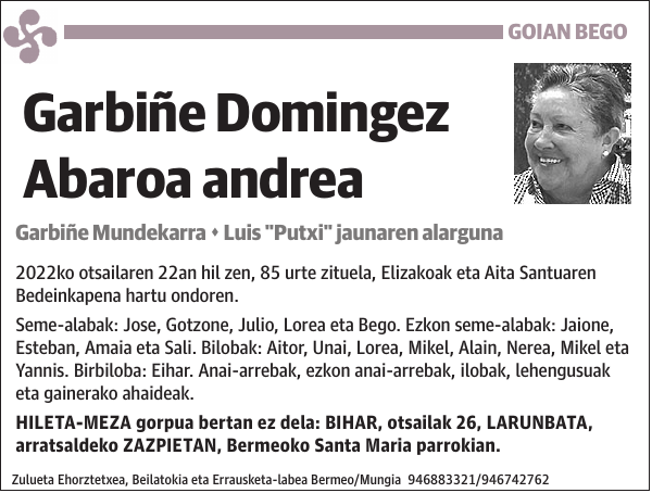 Garbiñe Domingez Abaroa