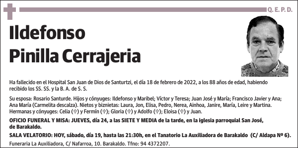 Ildefonso Pinilla Cerrajeria