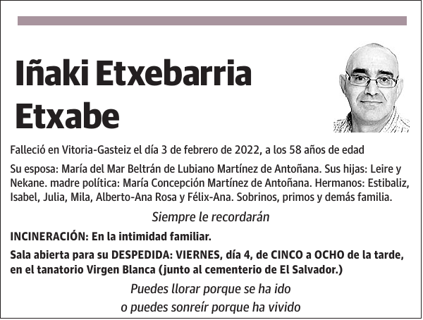 Iñaki Etxebarria Etxabe