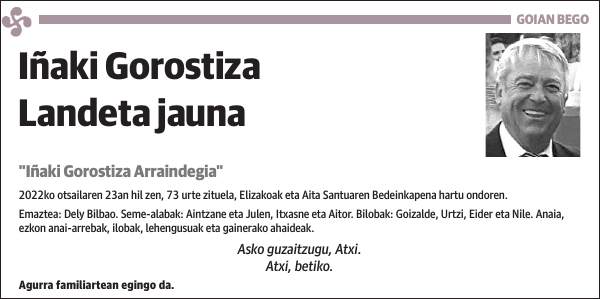 Iñaki Gorostiza Landeta