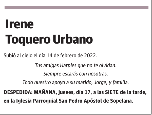 Irene Toquero Urbano