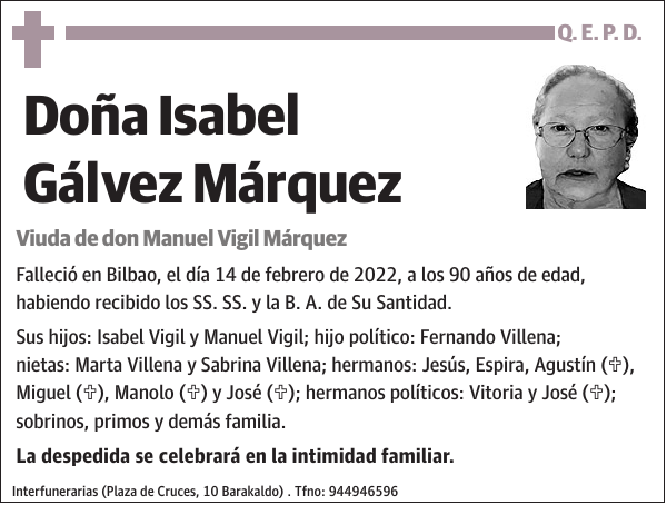 Isabel Gálvez Márquez