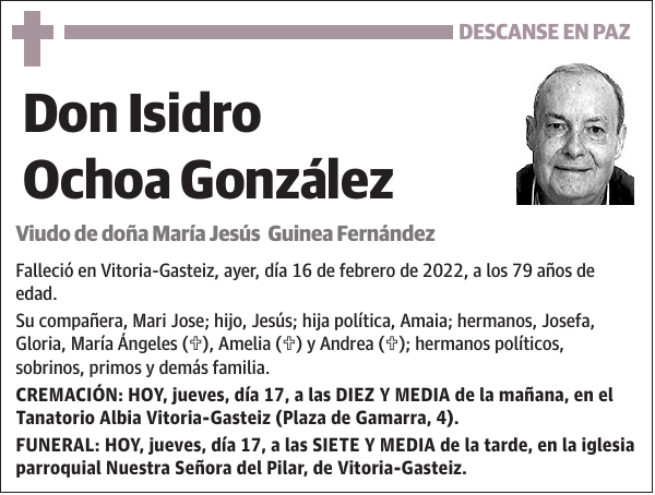 Isidro Ochoa González