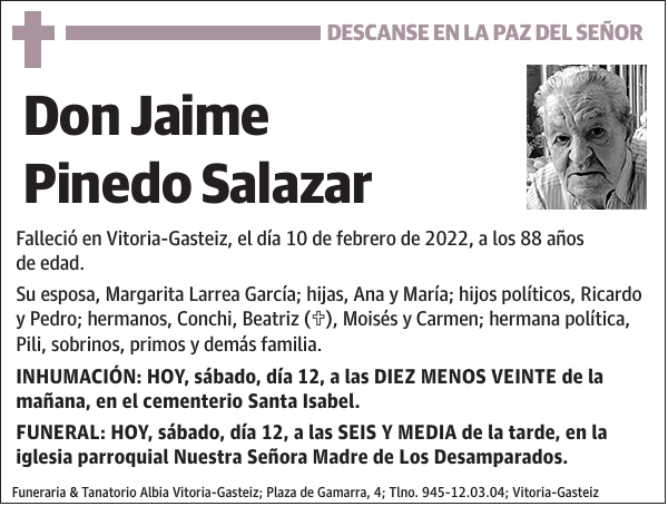 Jaime Pinedo Salazar