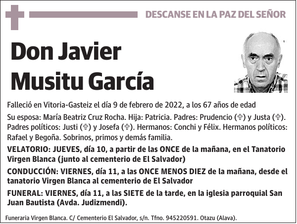 Javier Musitu García