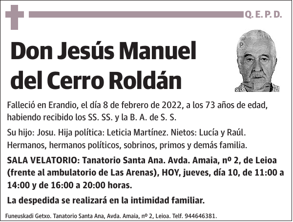 Jesús Manuel del Cerro Roldán