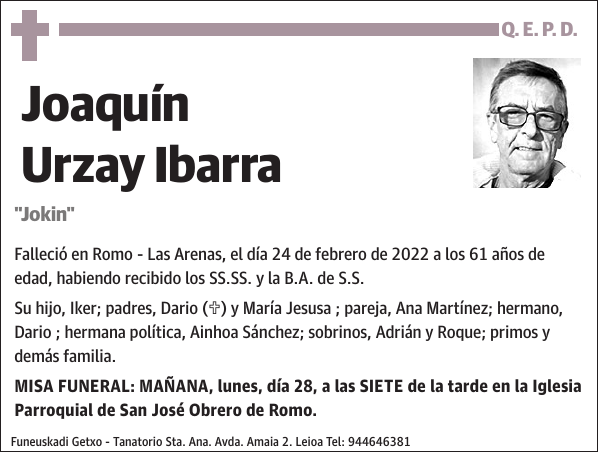 Joaquín Urzay Ibarra