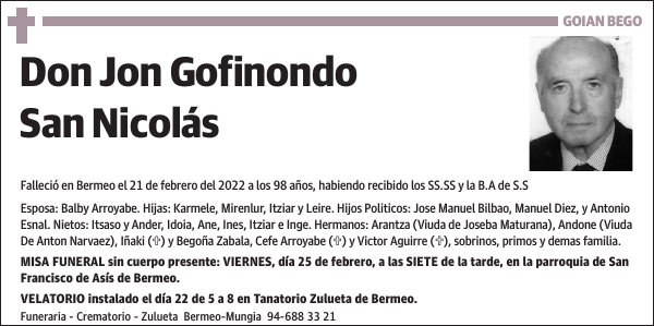 Jon Gofinondo San Nicolás