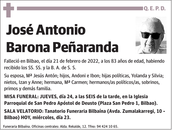 José Antonio Barona Peñaranda