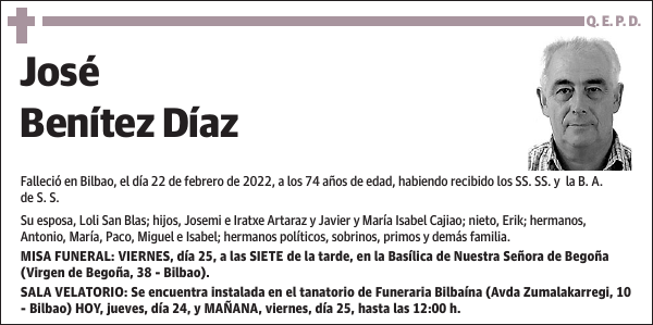 José Benítez Díaz