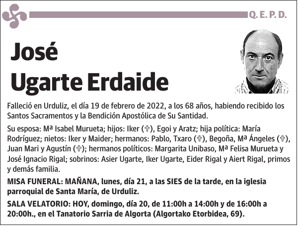 José Ugarte Erdaide