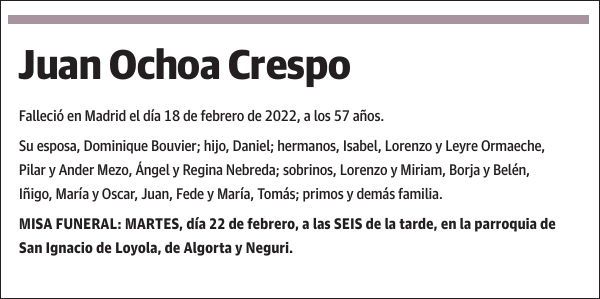 Juan Ochoa Crespo