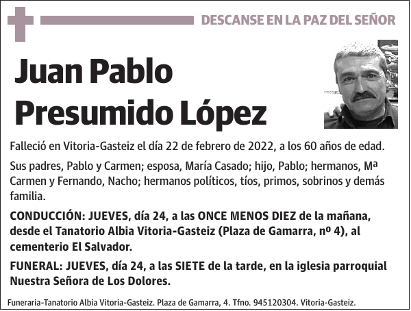 Juan Pablo Presumido López