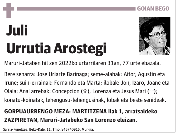 Juli Urrutia Arostegi