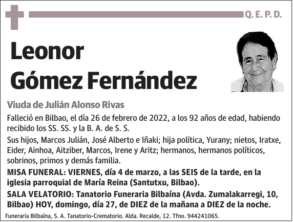 Leonor Gómez Fernández