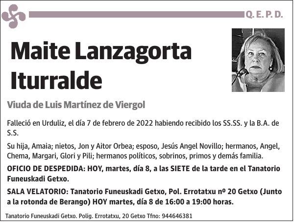 Maite Lanzagorta Iturralde