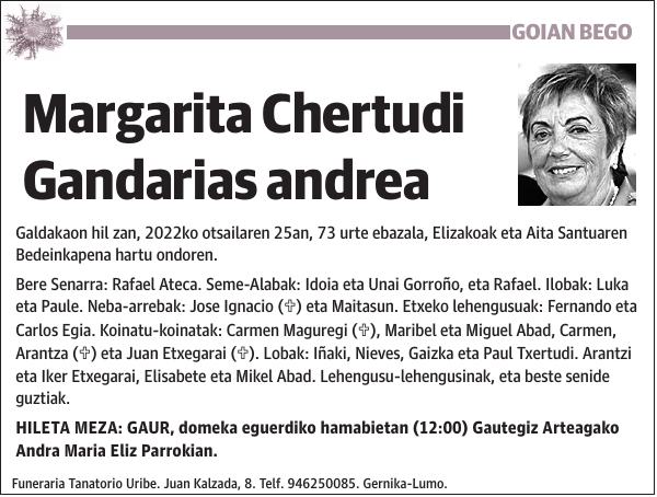 Margarita Chertudi Gandarias