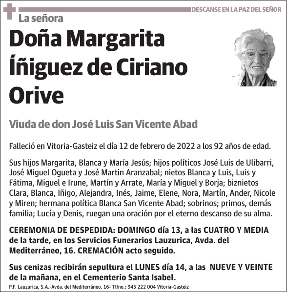 Margarita Íñiguez de Ciriano