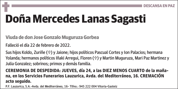 Mercedes Lanas Sagasti