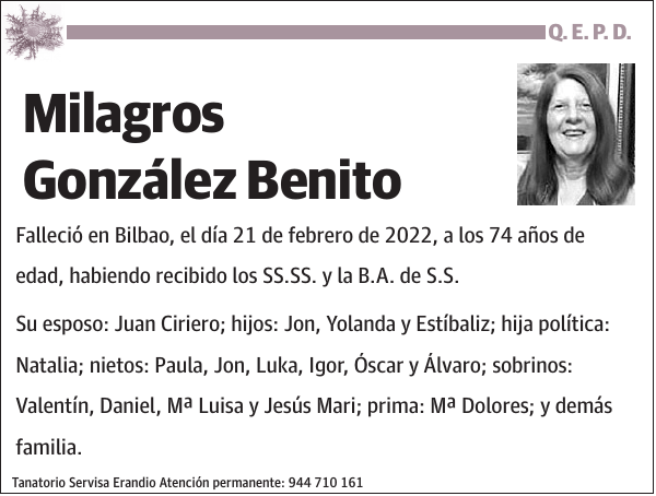 Milagros González Benito