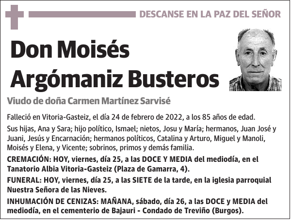 Moisés Argómaniz Busteros