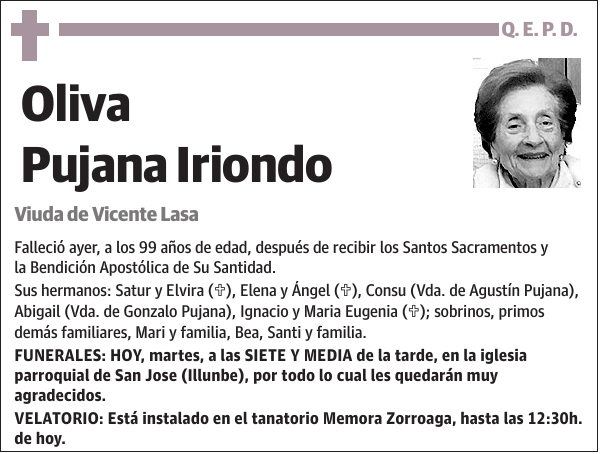 Oliva Pujana Iriondo