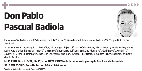 Pablo Pascual Badiola