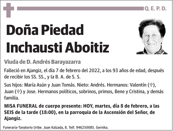 Piedad Inchausti Aboitiz