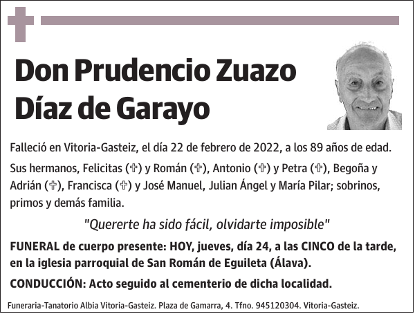 Prudencio Zuazo Díaz de Garayo