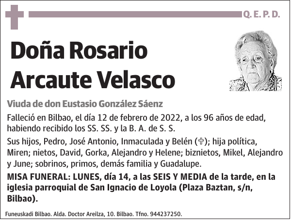 Rosario Arcaute Velasco
