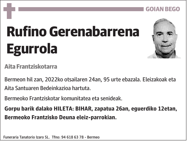 Rufino Gerenabarrena Egurrola