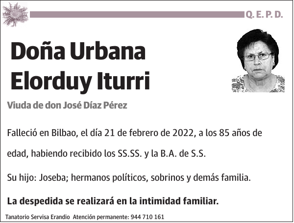 Urbana Elorduy Iturri