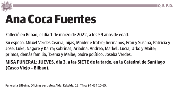 Ana Coca Fuentes