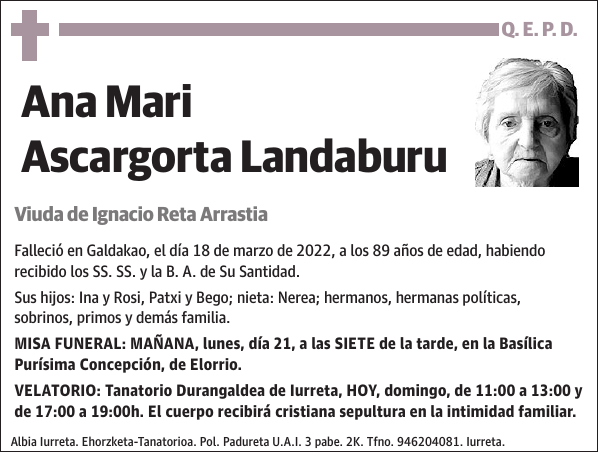 Ana Mari Ascargorta Landaburu