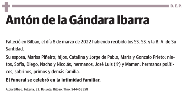 Antón de la Gándara Ibarra