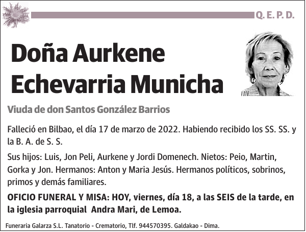 Aurkene Echevarria Municha