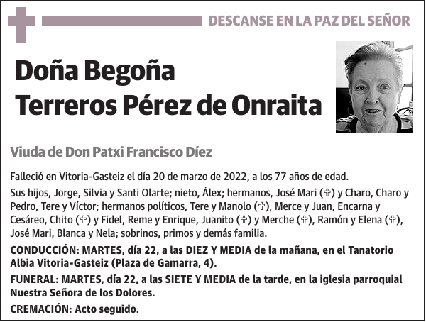 Begoña Terreros Pérez de Onraita