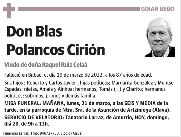 Blas Polancos Cirión