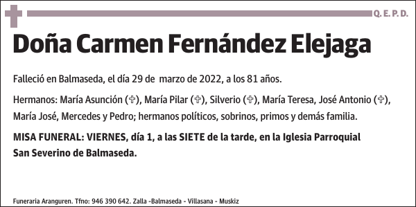 Carmen Fernández Elejaga